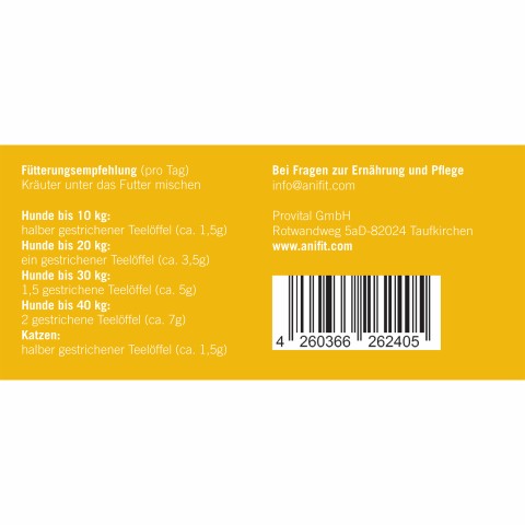 Hund Katze Nahrungsergänzungen Blase-Fit 150g 1 Stück -5- Anifit